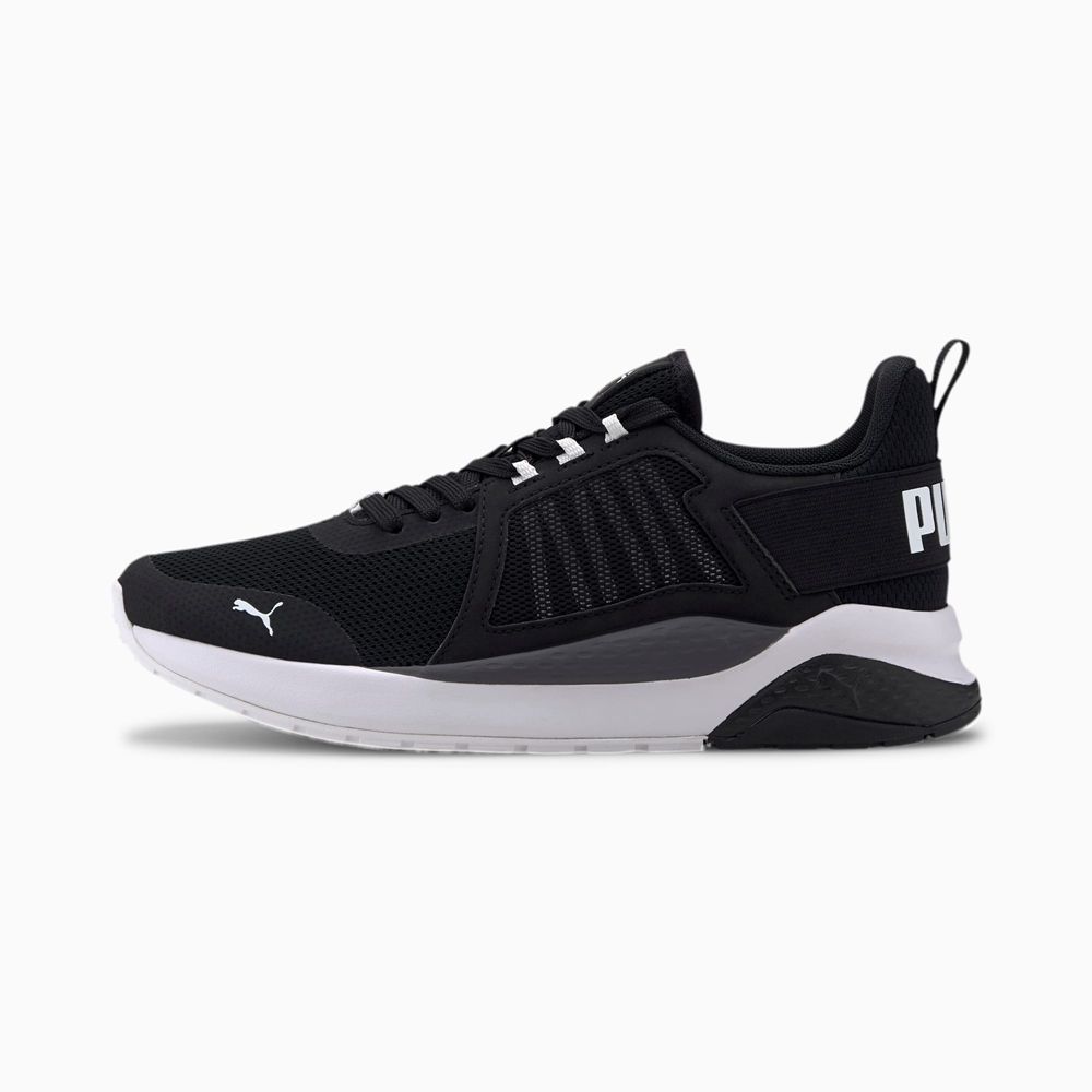 Puma Anzarun Lány Sportcipő - Fekete/Fehér ( Hungary - QWKGM6457 )